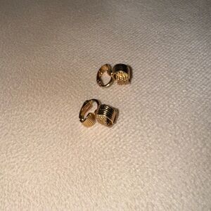 Gold Vintage Avon Clip On Earrings
